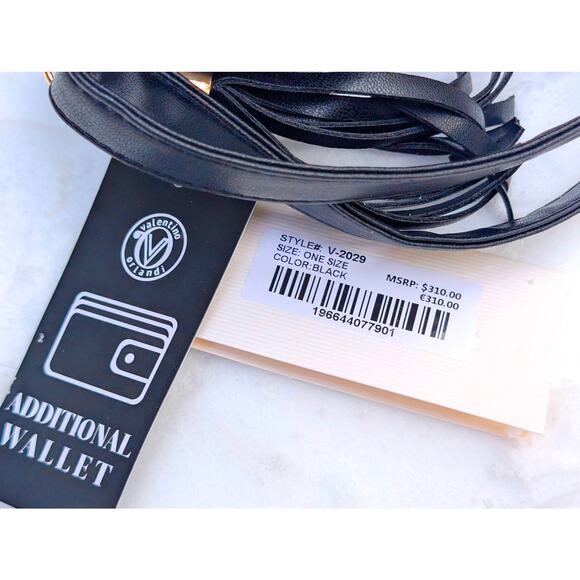 New Valentino Orlandi Vegan Leather Crossbody Bag & Wallet Set | NWT | MSRP $310 - Picture 12 of 12